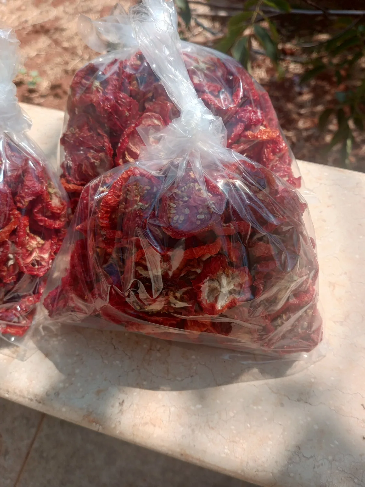 بندورة مجففة — مونة أم حسن